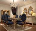 Golden Oak Luxury Dining table with 8 Chairs. 