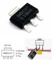 5pcs AMS1117-3.3V Fixed voltage regulator SMD SOT-223 Linear Voltage Regulator. 