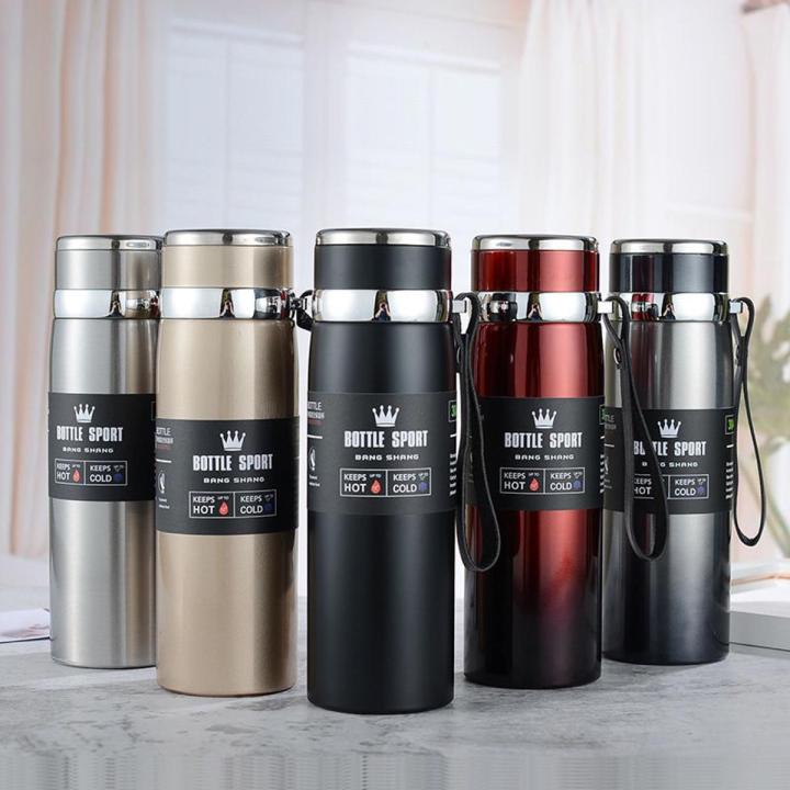 Imported Original 1000ml  Stainless Steel Cold & Hot Water Bottle for Boys Girls & Kids , Sports & Gym | Thermos Flask | (1 Liters.