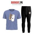 BURNOUT.PK NEW TRENDY SUMMER COLLECTION PRINTED TSHIRTS AND TROUSER TRACKSUIT FOR MENS. 
