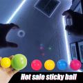 【2023】 1Pcs Stick Wall Ball Glowing Globles Fidget Toy Squash Sticky Target Ball Stress Ball Decompression Toy Throw Novelty Kids Toys. 