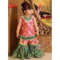 Baby Girls Sharara Dress Designs  For Wedding (Fabric Jamawar ) ( Size 0-3 To 5 Yrs). 