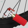 Compact CO2 Bike Tire Inflator Aluminum Alloy MTB Mountain Bicycle Tyre Pump for Presta and Schrader. 