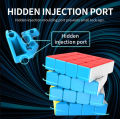 Moyu Rubiks Cube 4x4 Stickerless With Bright Color Orignal Speed Magic Rubiks Cube Professional Quality & Solving Manual To Help Solving in Seconds-Improve Time with Solving Manual. 
