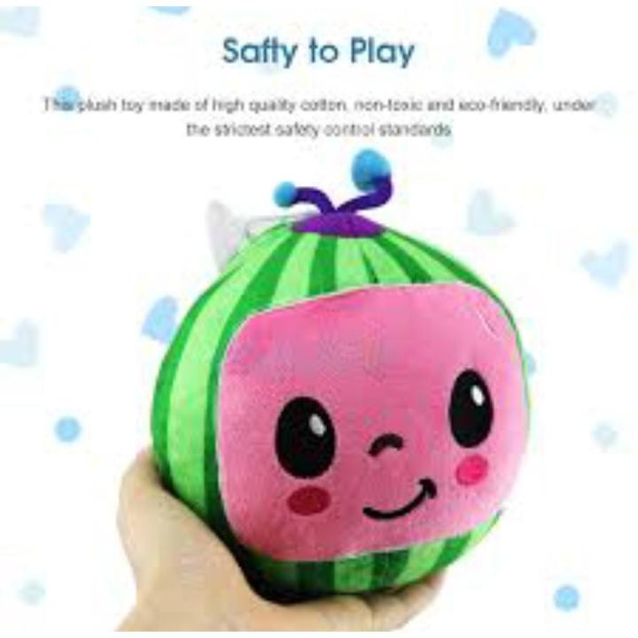 Cocomelon Plush/Stuff toy World Top Kids Brand Watermelon 15 cm