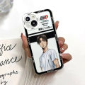 【BeginnerBer】Anime Initial D Phone Case For iPhone 15 14 13 12 11 Pro Max Mini X XR XSMAX SE20 8 7 6 Plus Transparent TPU Lens Creative Cover. 