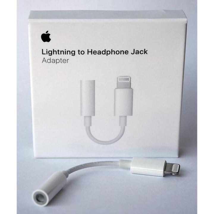 Original Lightning to 3.5 mm Headphone Jack Adapter Apple Daraz.pk