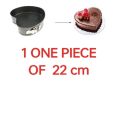 1 piece Cake Baking Spring Form Cake Pan 22,24 and 26cm, Round Square Heart Shaped Molds Non Stick Oven Baking Trays Cake Mold Bakeware Baking Tools. 
