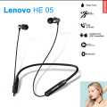 Lenovo HE05 Pro Original Bluetooth Neckband Earphones - Clear Sound, Wireless Ease. 