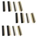 12PCS 40 Pin GPIO Header Kit 20X2 Pins Right Angle GPIO Header Socket for Raspberry Pi Zero/4B/3B+/3B/3A+. 