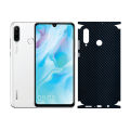 Huawei P30 Lite Back Paper 360 Carbon Black Sheet Anti-stain Full Covering Wrap Cover. 
