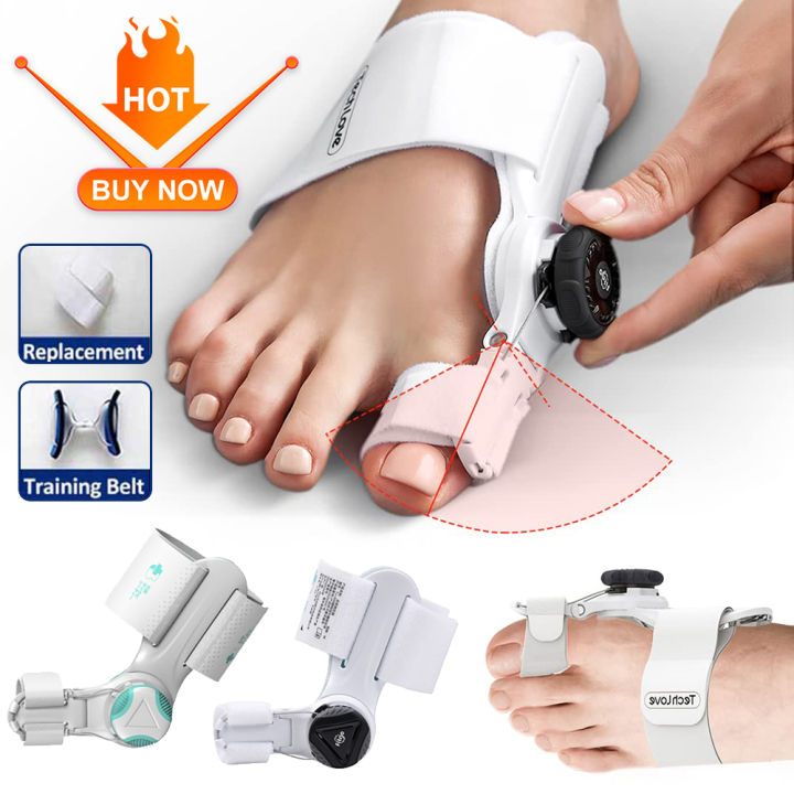 Foot Corrector 3D Knob Adjustable Hallux Valgus Corrector Big Foot Bone Protrusion Overlapping Toe Separator Orthopedic Supplies