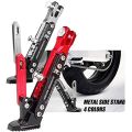 Motorcycle Side Stand Adjustable Best for Modification High Support for Motorcycle Honda YBR Suzuki Cafe Racer. 