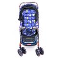 4 Chrome Wheeler Foldable Baby Stroller/Pushchair/Transport/Carriage – 3 Steps (Seat) Seat Adjustable - Color: Orange & Cream. 