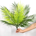 Artificial Palm Tree Leaves Multi Headed Faux Palm Fronds Tropical Large Realistic Palm Leaves - One Piece (Only Leaves) - 2 x 2 Feet. 