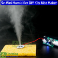 5v USB Mini Humidifier DIY Kits & 24V Ultrasonic Humidifier Mist Maker Fogger Nebulizer Water Fountain Pond Atomizer Head Air Humidifier by Electrica. 