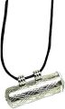 Silver Metal  Tawweez  Locket/Pendant with Black Dori  For men and women -Pack of 02. 