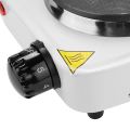Portable Electric Worktop Stove Multifunctional Hot Plates for Tea Coffee Kitchen, Single Heating Plate Burner (EU Plug), 220V Adjustable EU Plug Electric Hot Stove Portable 500W for Heating, Electric Mini Stove, 500W Portable Single Burner. 