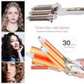 Professional Hair Tools Curling Iron Ceramic Triple Barrel Hair Styler Hair Waver Styling Tools Hair Curlers Electric Curling. 
