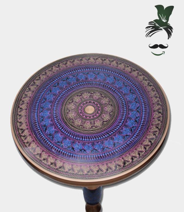 Round%20Coffee%20Table%20Lacquer%20Work%2018%20Inches%20-%20Image%203