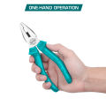 TOTAL 180mm Combination Pliers with One Color Handle THT110712. 