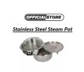 Original Alpha Stainless Steel High Grade Food Steamer 28cm For Meat BBQ Broast Vegitables Charga. 