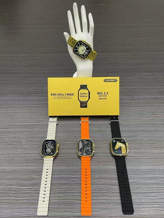 X90%20Ultra%202%20Max%20Golden%20Edition:%20Bluetooth%20Calling,%20Wireless%20Charging,%20Fitness%20Tracker%20Smartwatch%20with%202%20Straps%20x90%20ultra%202%20max%20(Black%20or%20golden)%20-%20Image%205