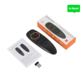 G10S Air Mouse with Voice Control 2.4G Wireless Remote – Smart Motion-Sensing Remote for Android TV Box, Smart TV, PC & Projector | Plug-and-Play, 17 Keys, 10m Range, Ergonomic Design. 