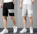 Pack Of 2 Linning Stripe Style Fashion Terry Shorts for Men. 