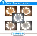 Vanity Mirror Lights, 5m USB Cable Hollywood Mirror Lights, 5 Lights Modes 3200K-6500K, 10 Dimmable Bulbs LED Makeup Light Adjustable 5 Brightness Modes. 
