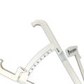 Caliper Tool Tester With Measure Chart for Accurate Skinfold Body Fat Percentage-white. 