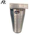 Imported Stainless Steel Jumbo Lassi Glass - 550 ml Premium Quality - Multipurpose Steel Water, Juice & Lassi Glass with Shower TT Silver Finish. 