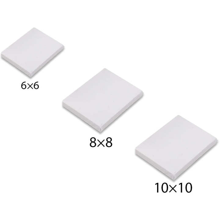 Pack Of Three Canvas (6X6,8X8,10X10 Inches)