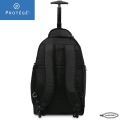 Protege 22″ Black Rolling Backpack for 15.6" Inches laptop with Telescopic Handle Best for Travelers. 