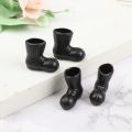 Boot Dollhouse Decor :12 Doll House Mini Santa Shoes Big Toe Simulation Santa Claus Shoes Model Dolls Accessories Plastic Doll House Miniature Rain Shoes Crafts. 