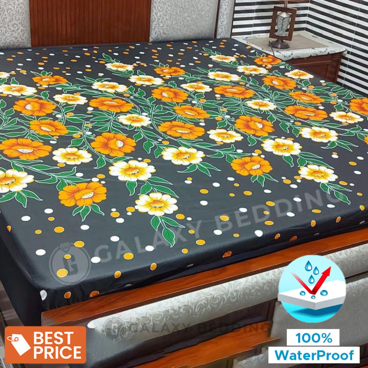 Printed Water Proof Matress Cover King SIze Waterproof matress cover