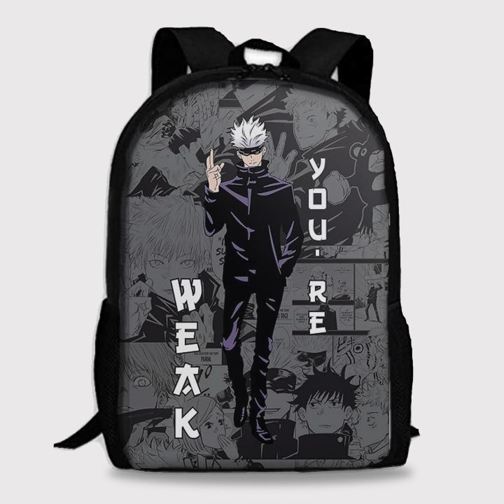 Gojo's Elite Backpack For Anime Jujutsu Fans Girls And Boys Digital Printed Bag