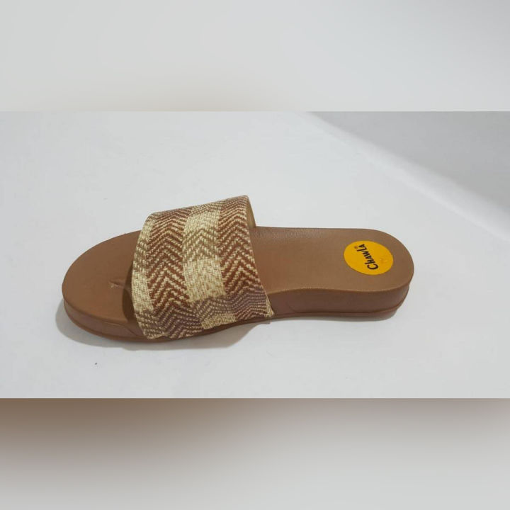 CHAWLA CASUAL CHAPPAL FOR LADIES FLIPFLOP MUSTARD COLOUR