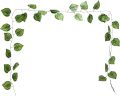 Artificial Leaf Bail for wall Hanging Decoration - Artificial Plants Leaves Green Colour for Office , Home , Room decoration. 