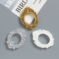 Multi-purpose DIY Resin Photo Frame Rustic 3D Mini Mirror Props Miniature Mirror Small Model Phone Shell Material. 