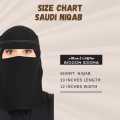 Niqab Saudi Biddon Essma EMBRIOIDERY with Label and Nice logo| Niqab for Girls Women Gift | High  Imported Quality Chiffon Breathable Soft Ready to Wear Hijab Naqab Crown Princess Girls Women Hijab Niqab Ready to wear Naqab Forehead Bukram with Clip. 