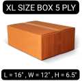 Heavy Duty 5 Ply Box Corrugated Box (SIZE inch MA SHOW HA ) Pack of 5 & 10 & 20 for Shipping Box ,and Goods Transportation. 
