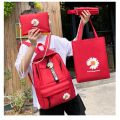 2024 New 4 Pcs Sets   School Backpack Women's Backpacks Schoolbags. 