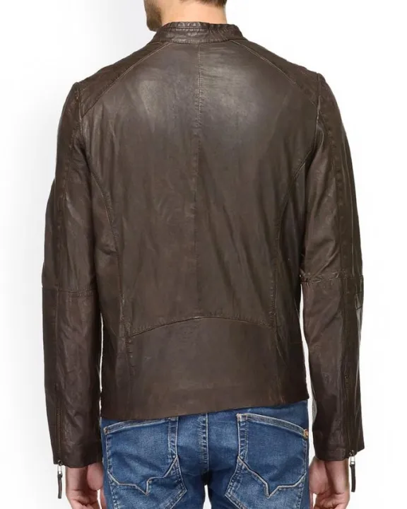 Brown-Faux%20Leather%20Treakwood%20Jacket-For%20Men%20-%20Image%203