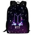 BTS Backpack for Army Purple Galaxy Stars Bag at CustomizeGiftsPK. 