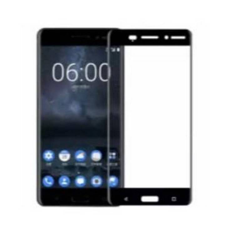 9D Full Glue Tempered Glass for Nokia 5_Full Edge to Edge Coverage_100% Touch Responsive_Shatter Proof_Black