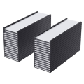 30 Pack C Channel Magnetic Label Holders Holder 1 X 3 in with Magnets Magnetic Name Tags Tool Box Labels for Metal Whiteboard. 