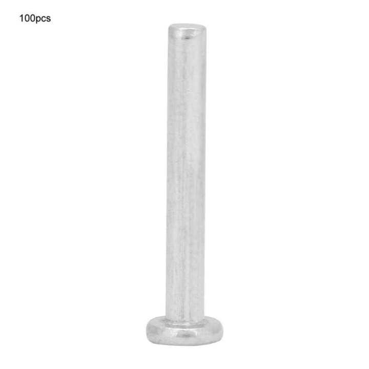 Solid Aluminum Rivet Simple To Use Flat Head 100 Pcs/Set for Repair Accessories Fastening Supplies Fastener Hardware