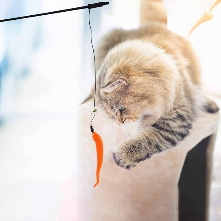Cat Toy Stick Mouse - Cat Teaser Toy - Make your Cat Playful