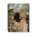 Mayfair Moments -  Girls Fantasy Spiral Notebook | A5 , A4 Sizes 200 pages | Aesthetic Girls Notebook | Butterfly Design Diary. 